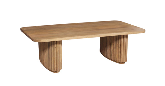 Coffee Table Mango Wood H 15.75"