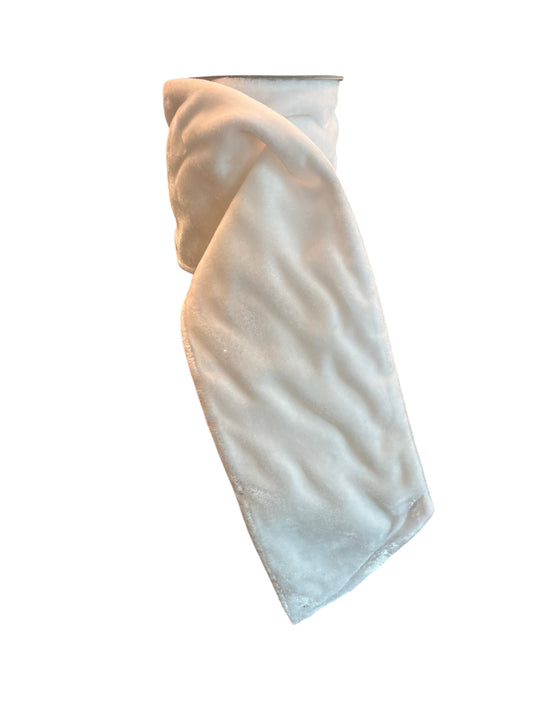 White Velvet Sash