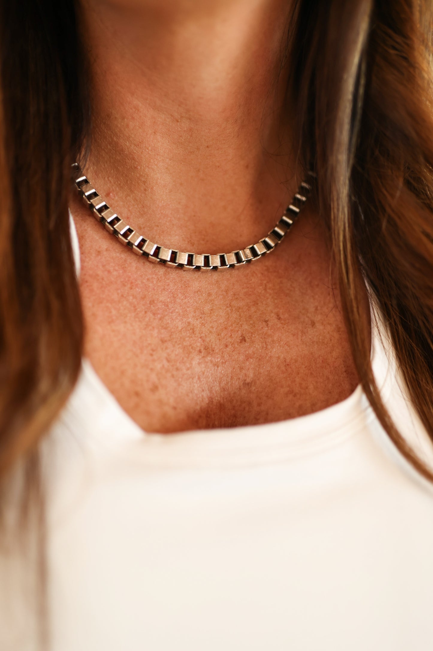 Silver Link Necklace