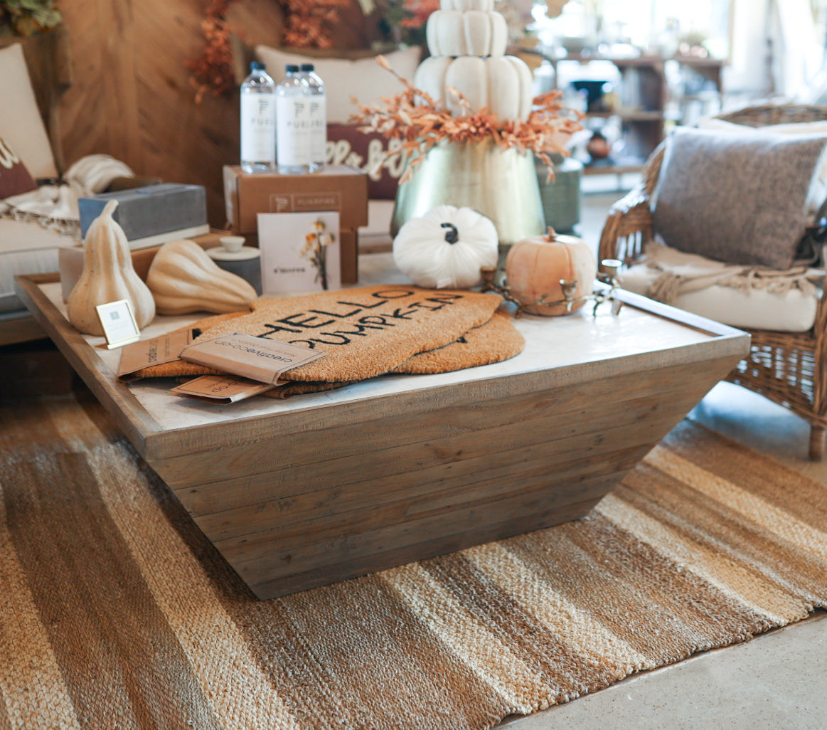 Reclaimed Pine 48" Square Coffee Table