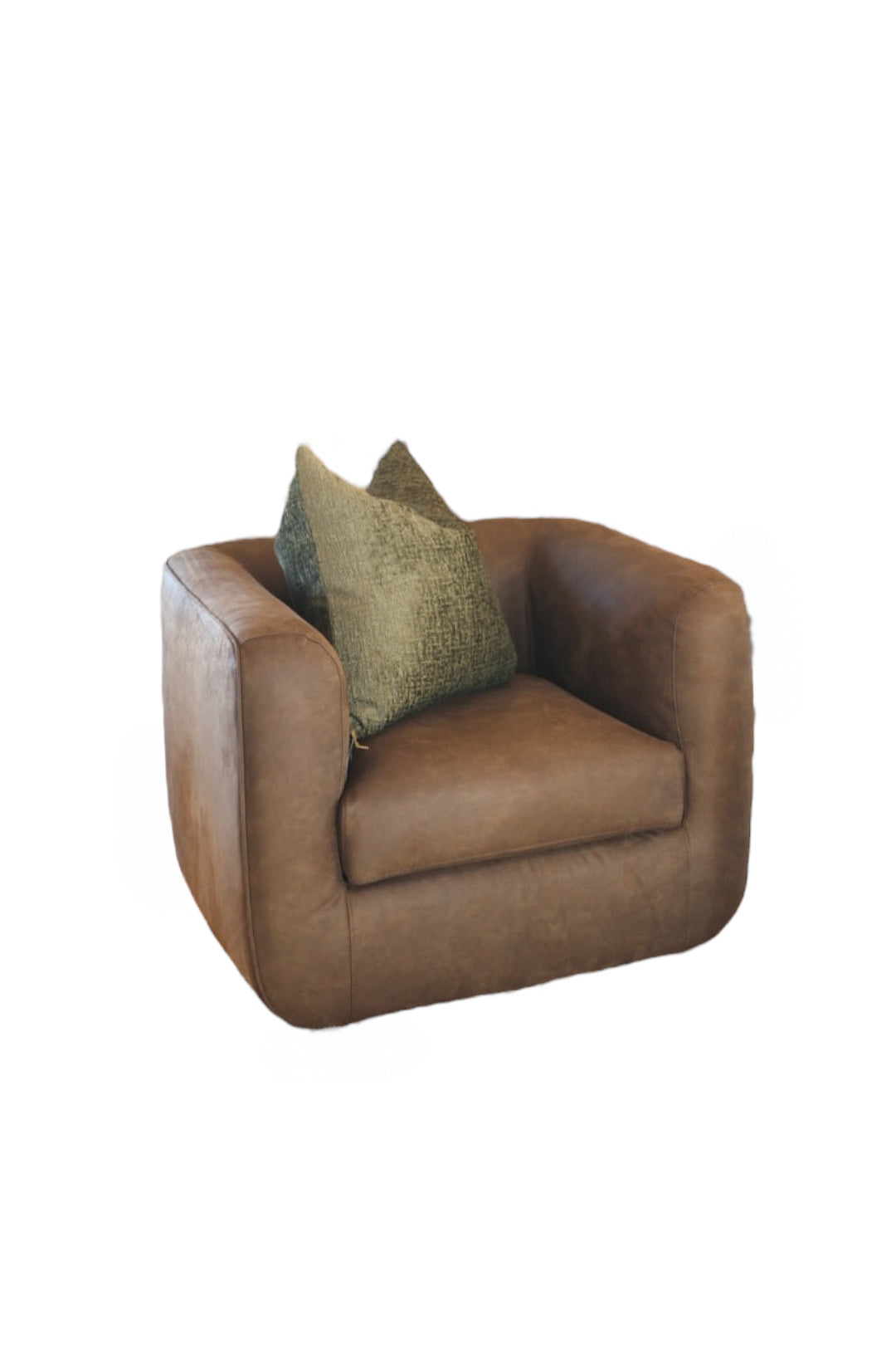 Hill Bull Brown Swivel Chair