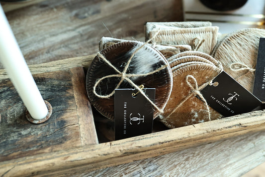 Fur Round Coasters (set of 4)