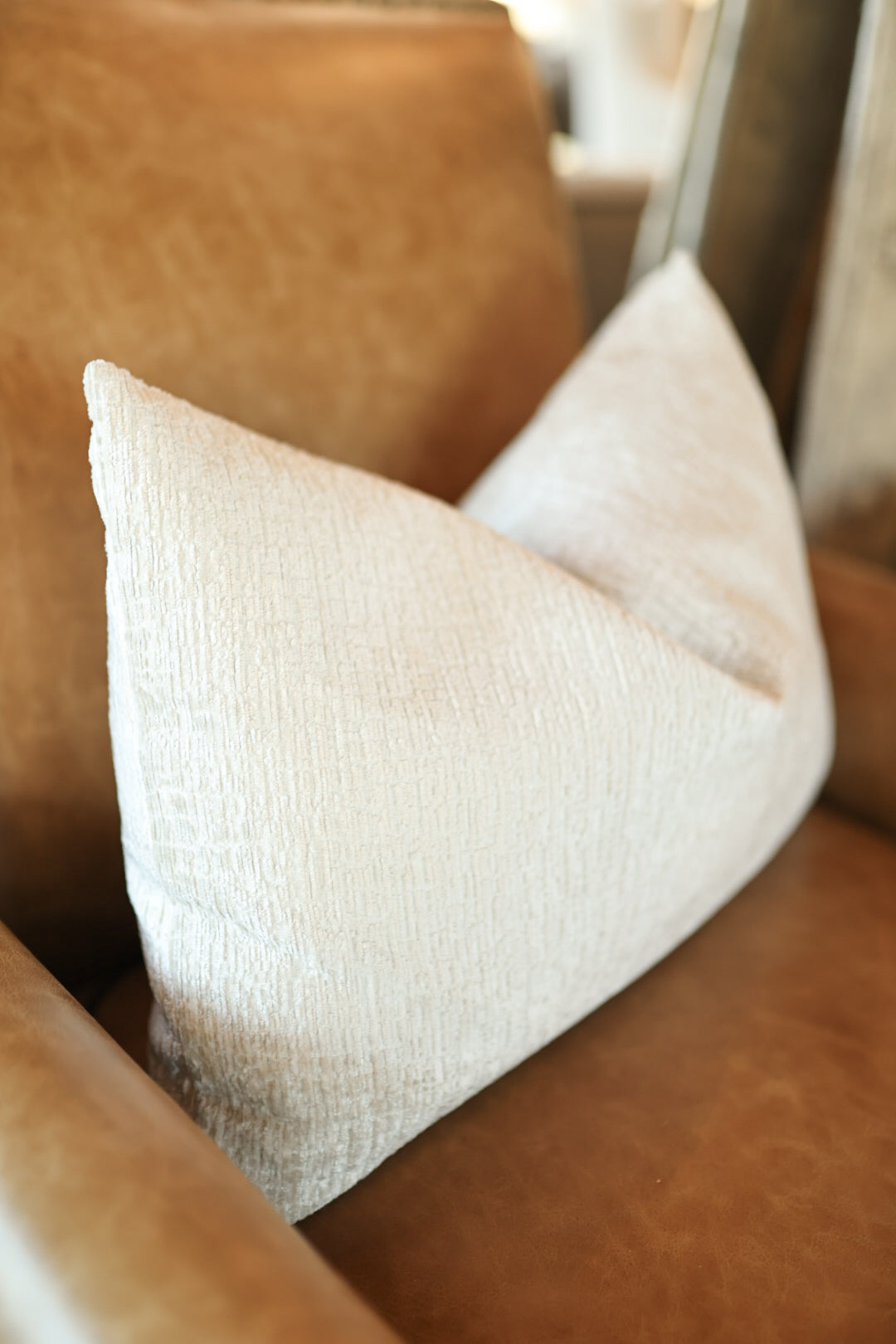 Decorative Fusion Cream Pillow