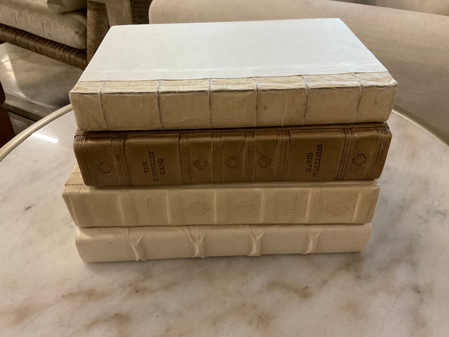 Decorative Book, Cream Binding 8.5"x 5.75"
