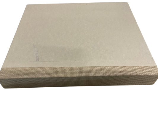 Large Decorative Book, Grasscloth Binding 12.25"x10.25"