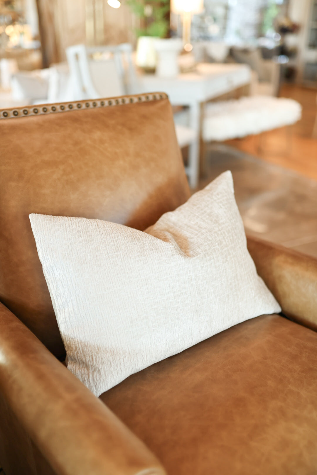Decorative Fusion Cream Pillow