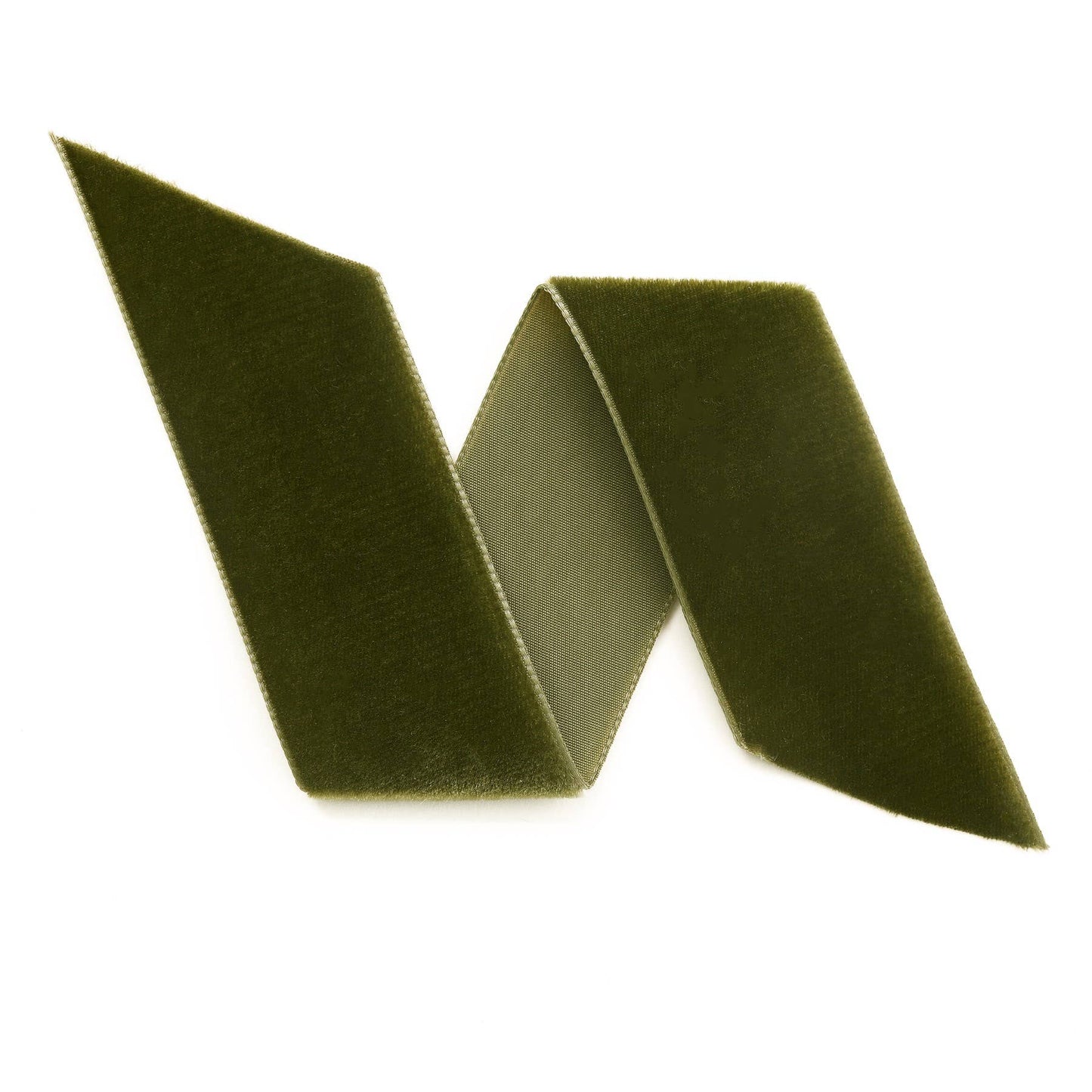 Hunter Green Swiss Velvet Ribbon - PER YARD