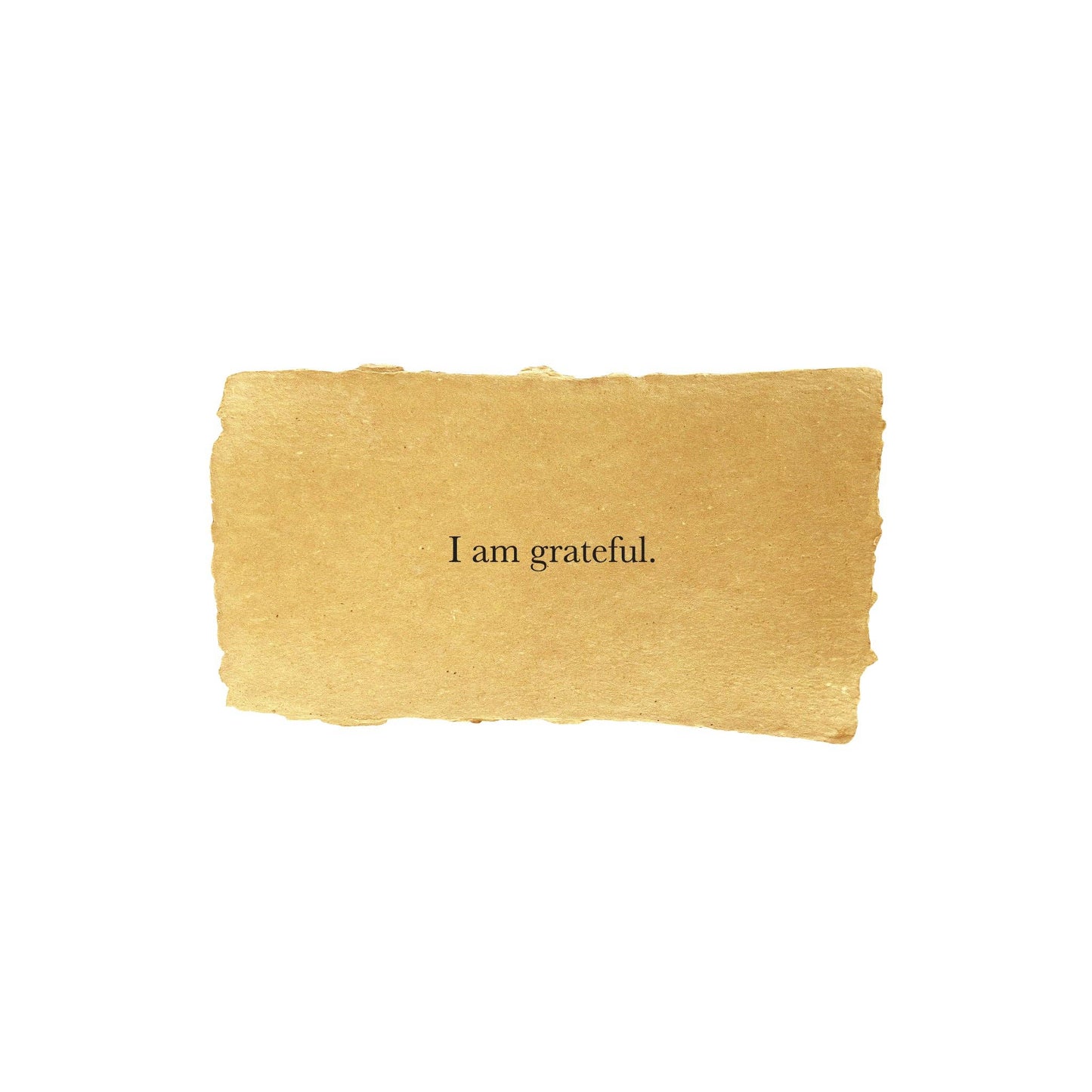 I am grateful affirmation card