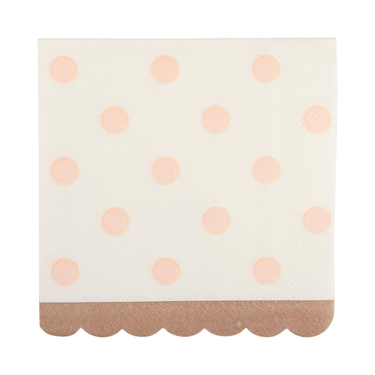 BUN1139 - Polka Dot Cocktail Napkin