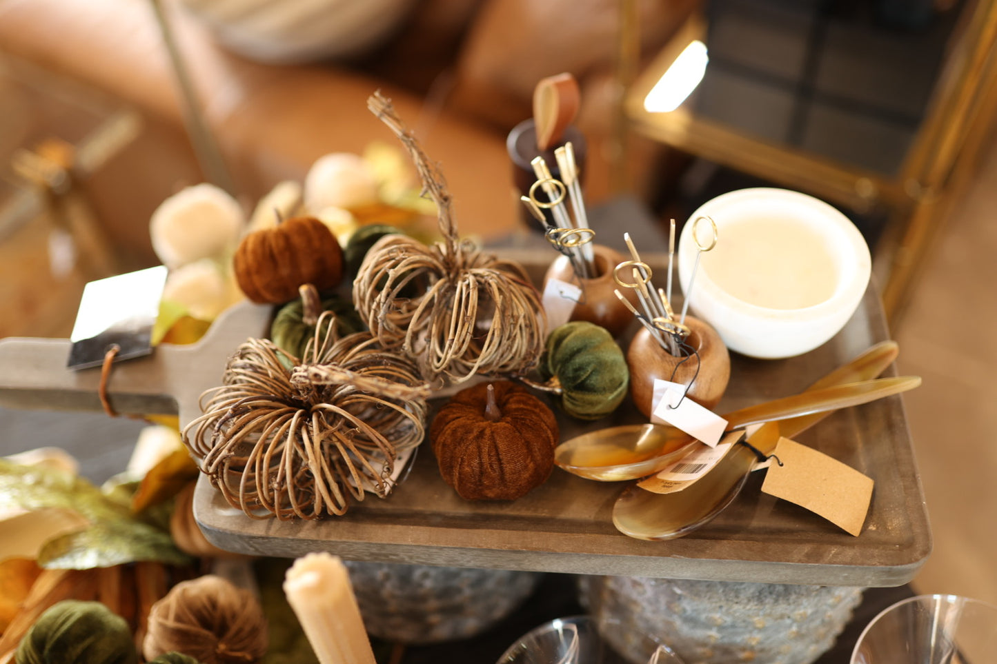 Horn Serving Spoon