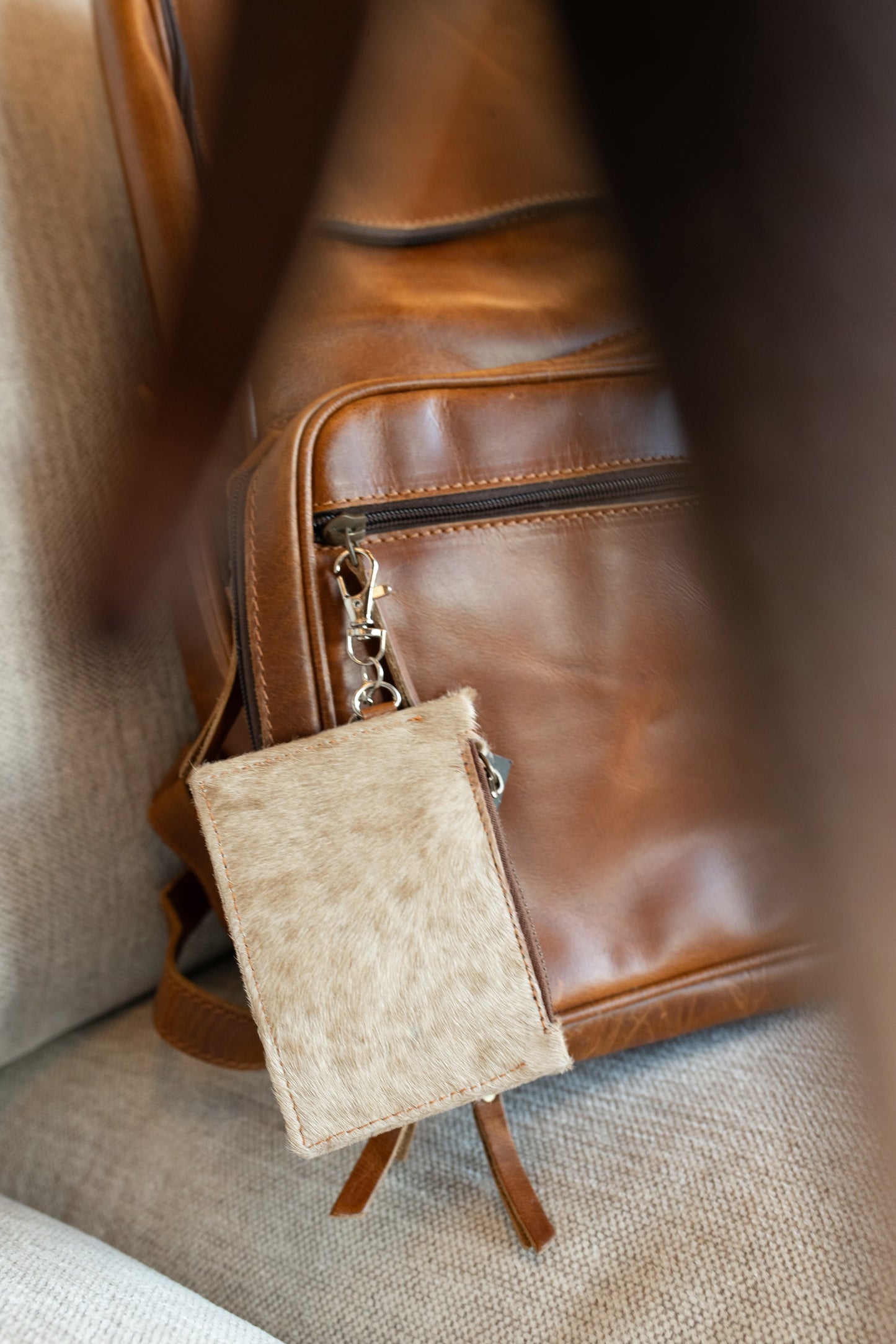 Hide Key Chain Card Holder