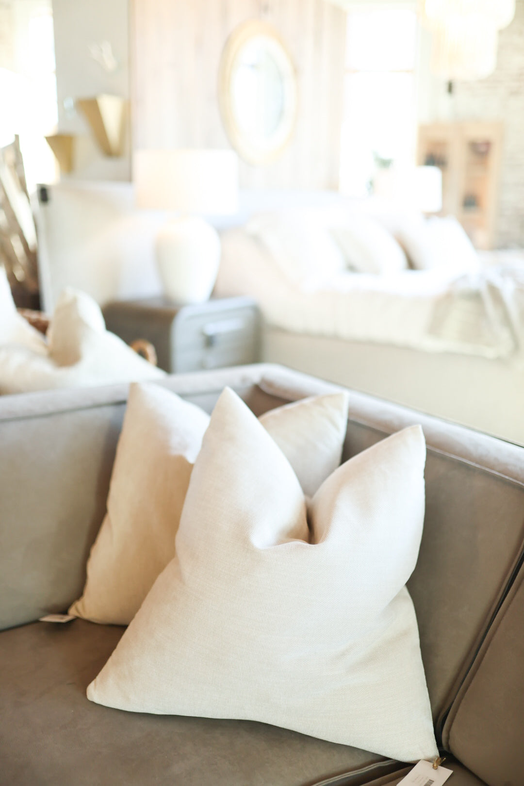 Decorative Lapis Parchment Pillow