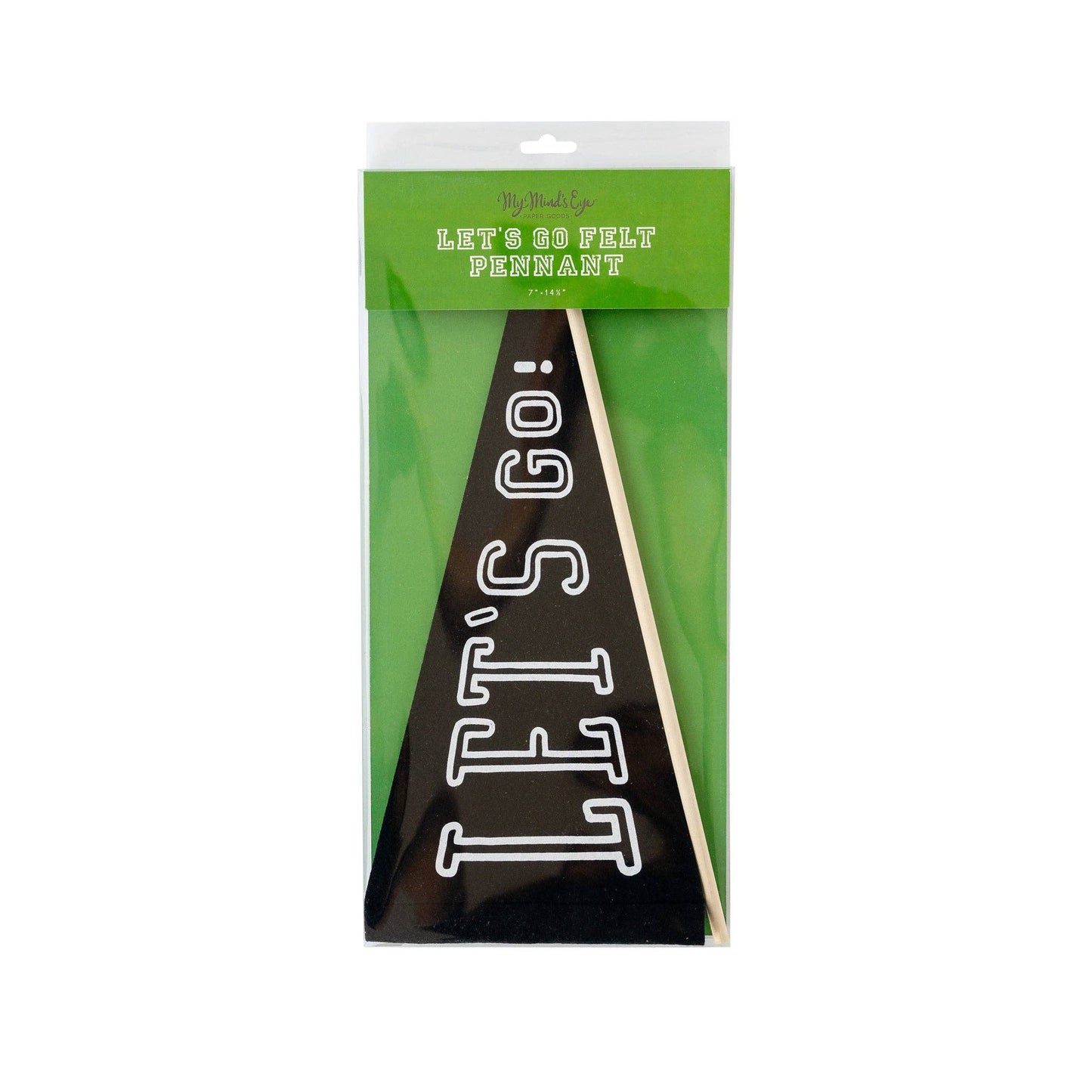 FTB913 -  Let's Go! Felt Pennant