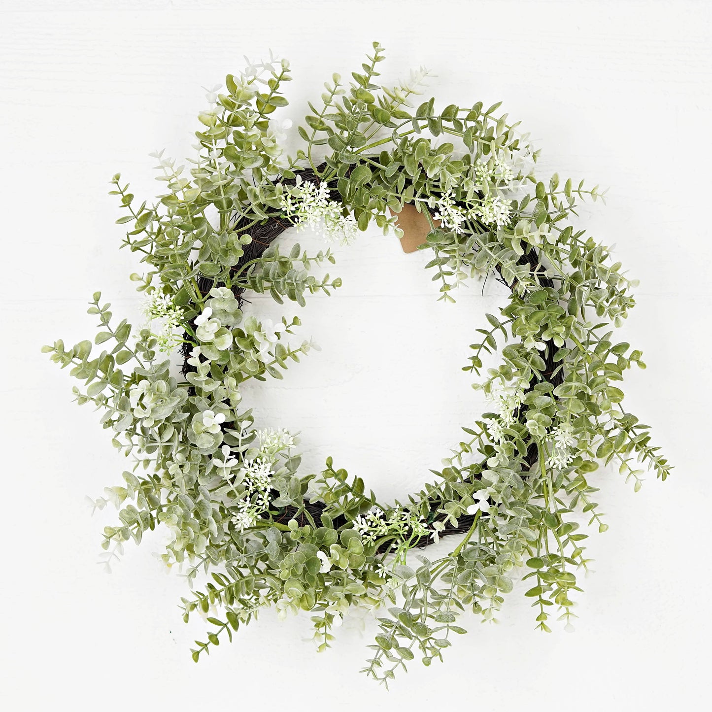 24in Twig Wreath-Sage Eucalyptus with Seeds