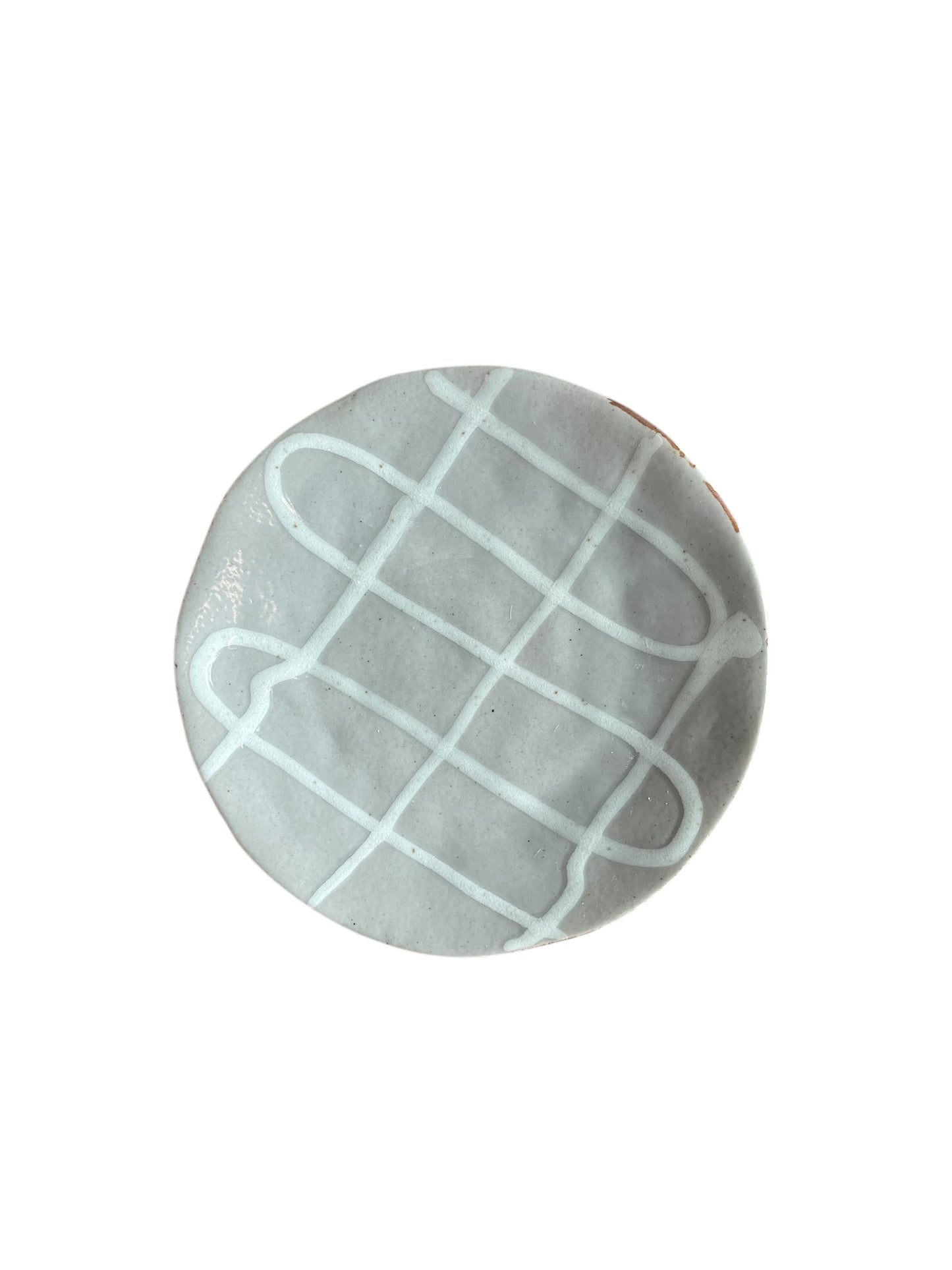 6" Round Stoneware Plate,
