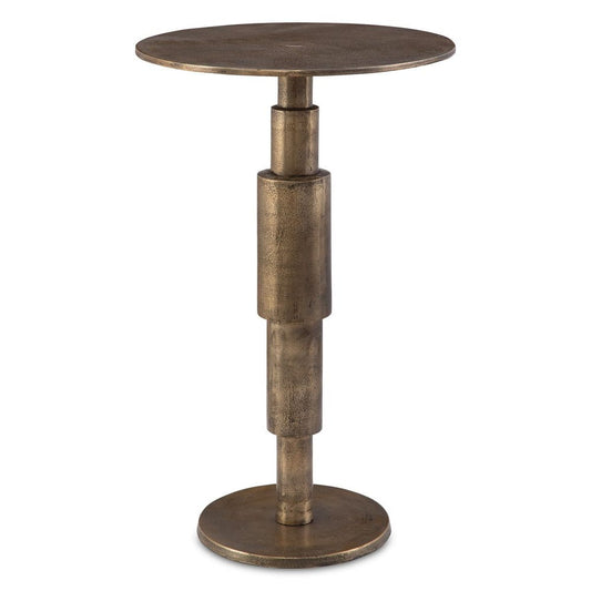 Aluminum Table Finished in Antique Gold