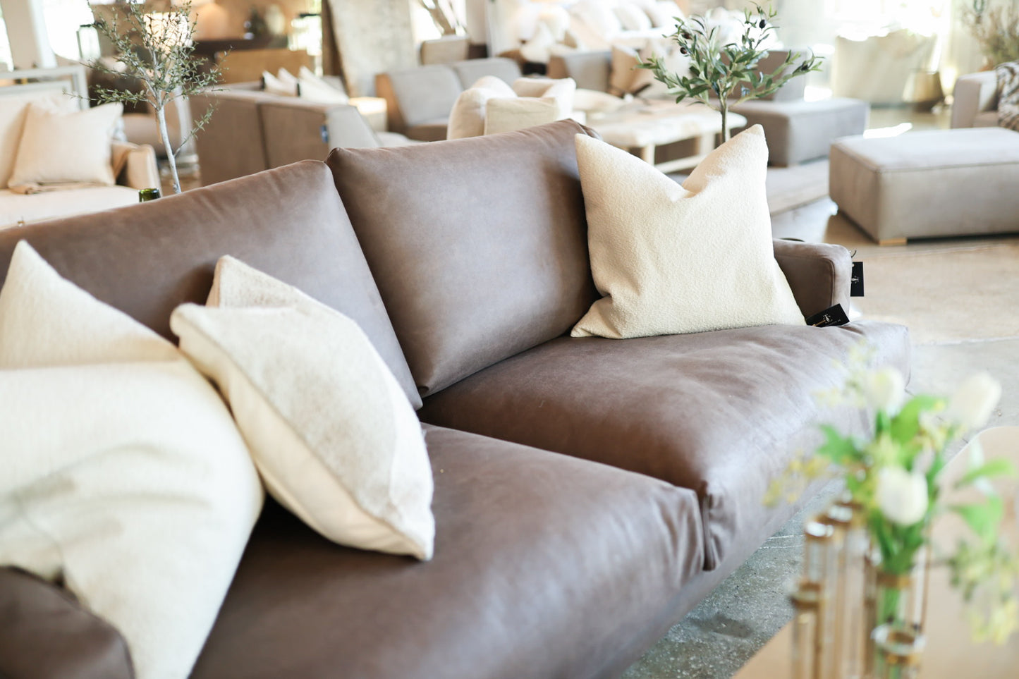 Daisy Bull Brown Sofa