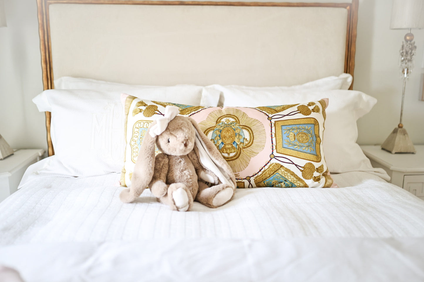 Custom Hermes Lumbar Pillow