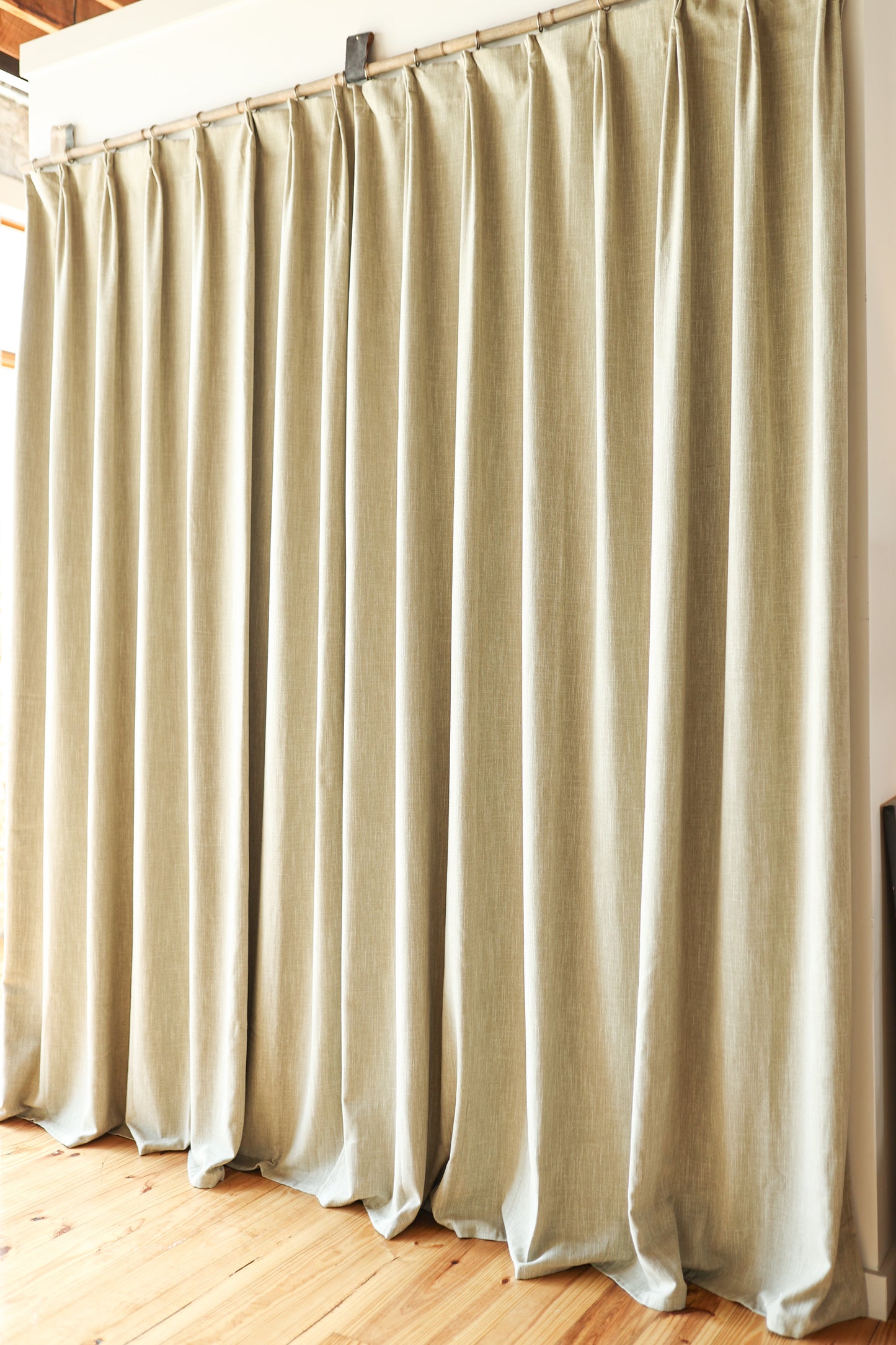 52" X 108" Drapes - Deep Beige Linen
