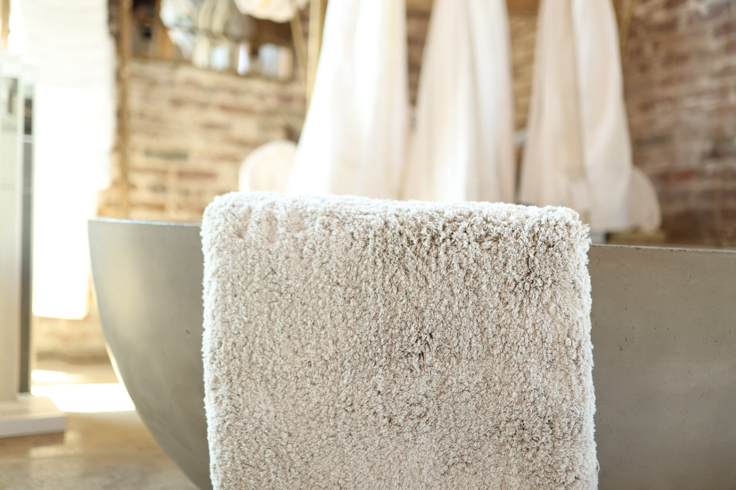 Egoist Cloud Bath Rug, Fog