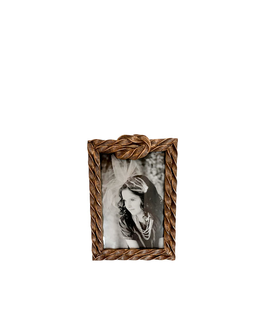 Gold Knot Photo Frame 4x6