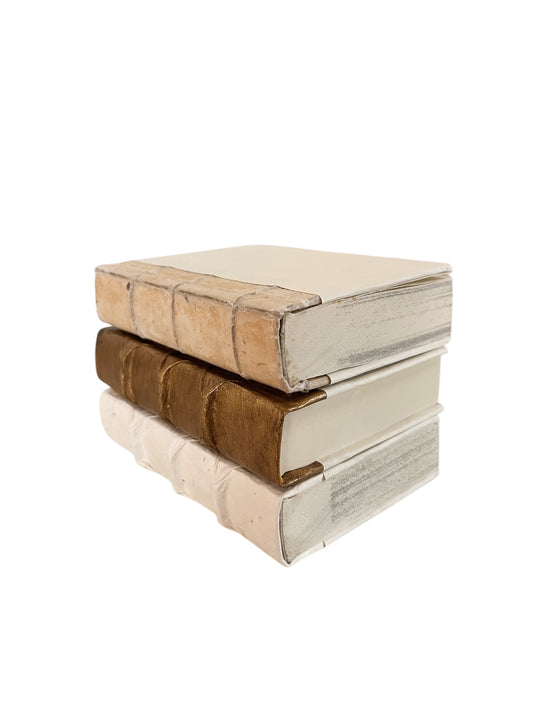 Collection of Mini Windowpane Vellum, Antiqued Gold & RB-Cream / Off White Covers 5-5.5