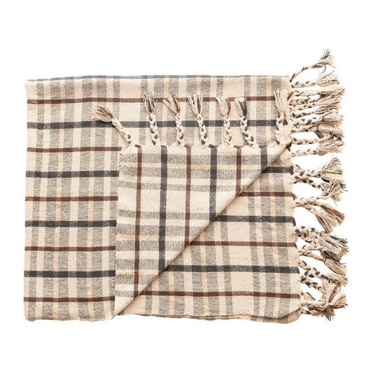 60"L x 50"W Recycled Cotton Throw