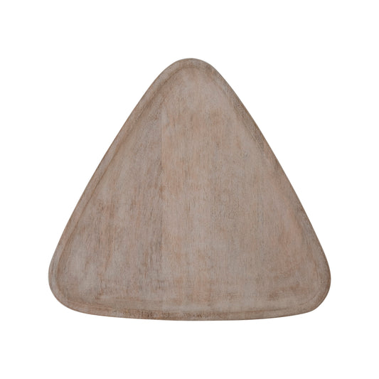 Mango Wood Triangular Serving Board