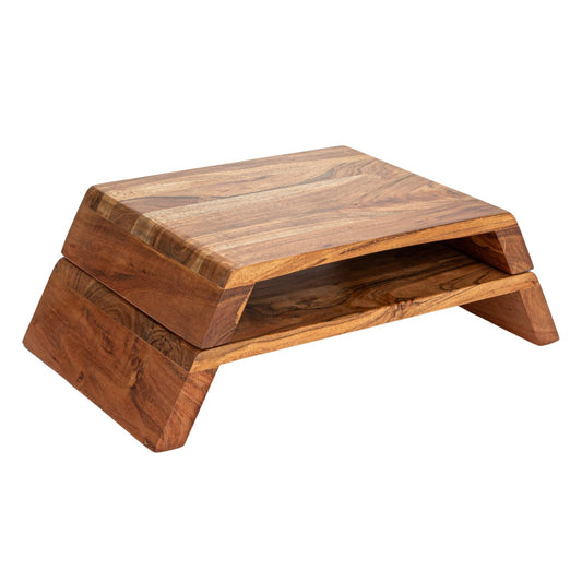 Acacia Wood Lifted Tray