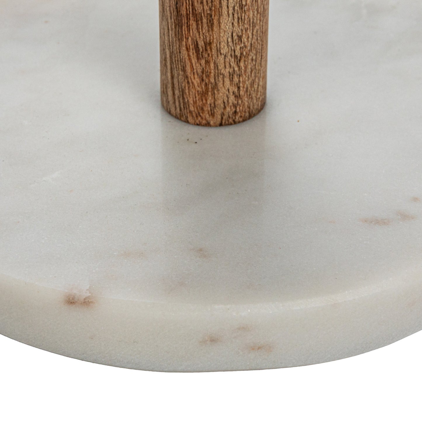 6" R x 16-3/4"H Mango Wood &