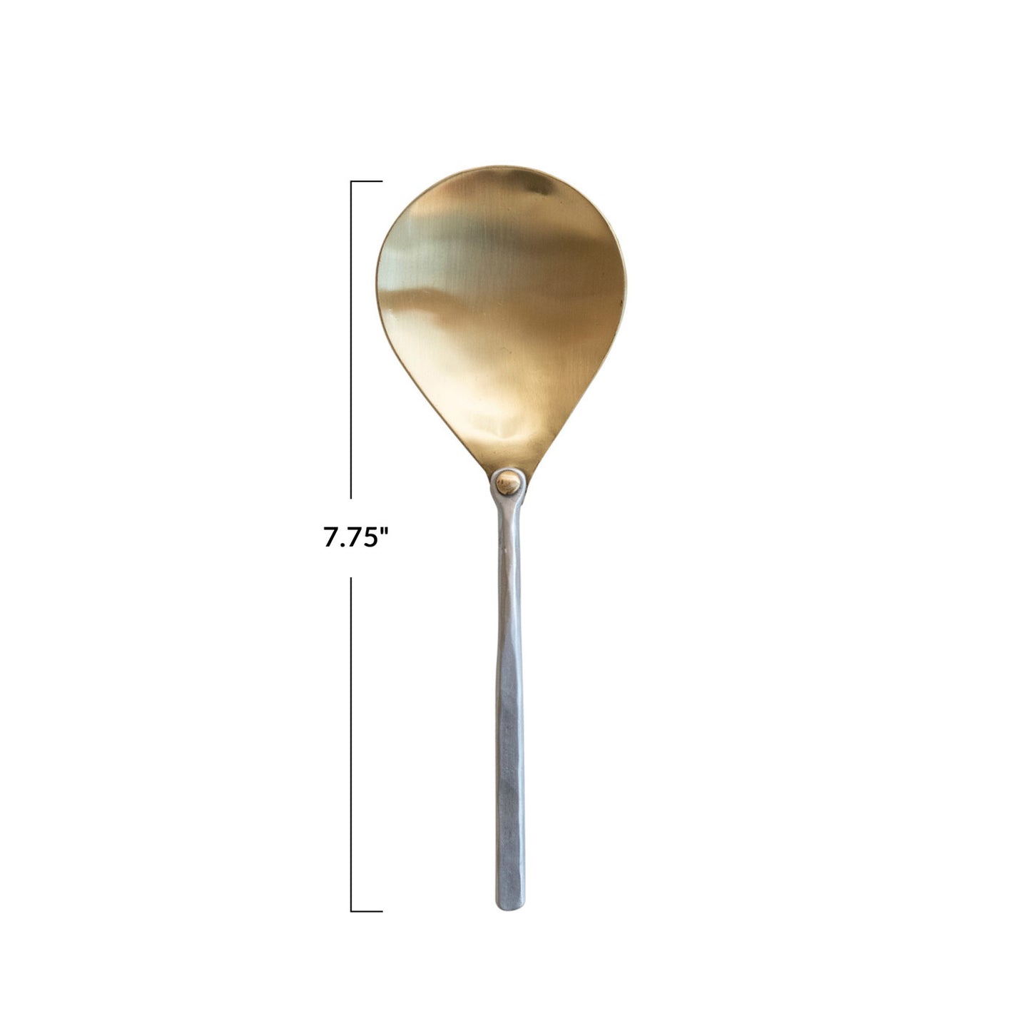 7-3/4"L Brass Server w