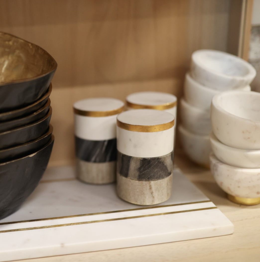 Ketch 3-Tiered Stacking Jars w/ Lid