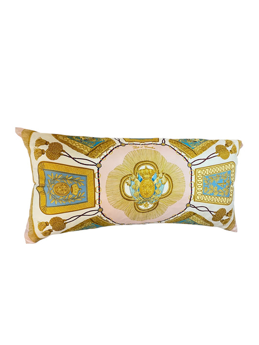 Custom Hermes Lumbar Pillow