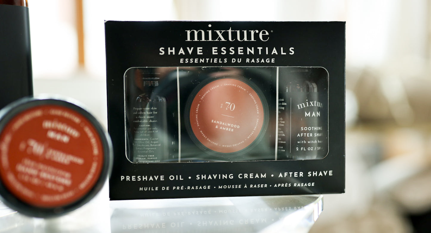 No. 70 Sandalwood & Amber Men's Shave Essentials Kits