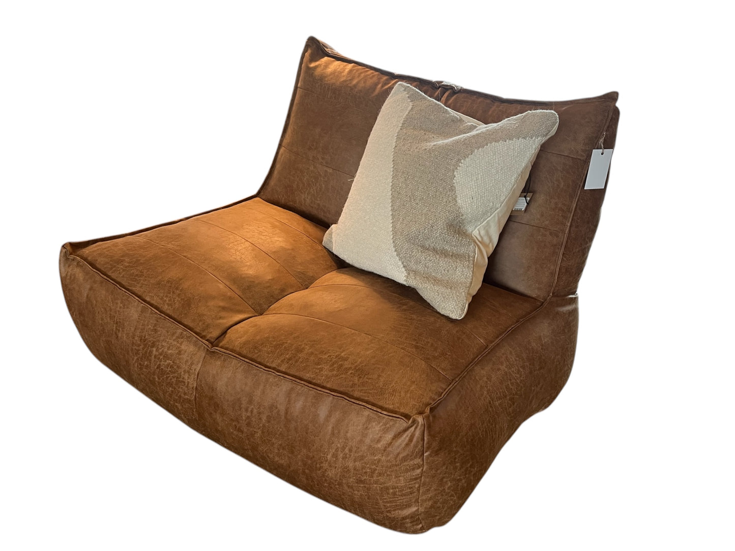 Leather Floor Chair