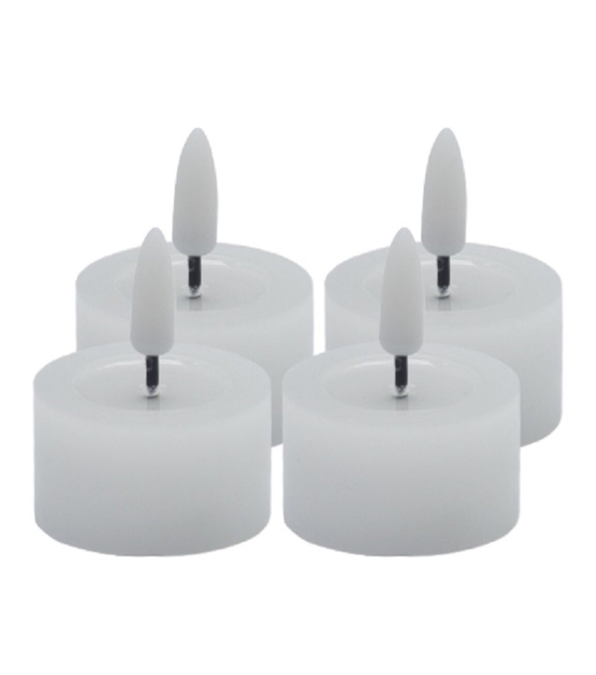 White Flameless Tealight (Set of 4)