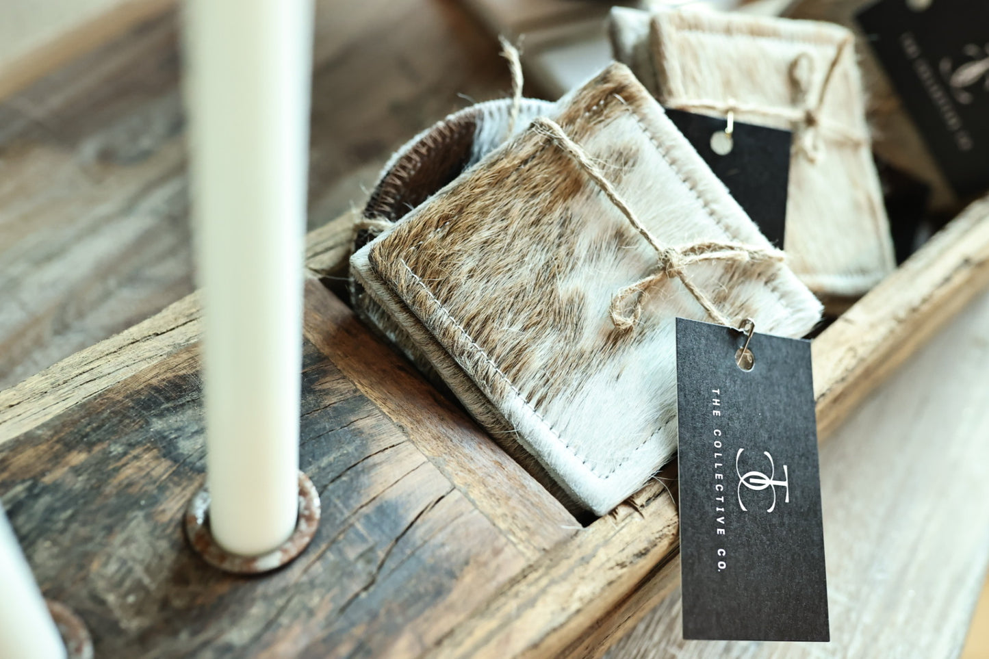 Fur Square Coasters (Set of 4)