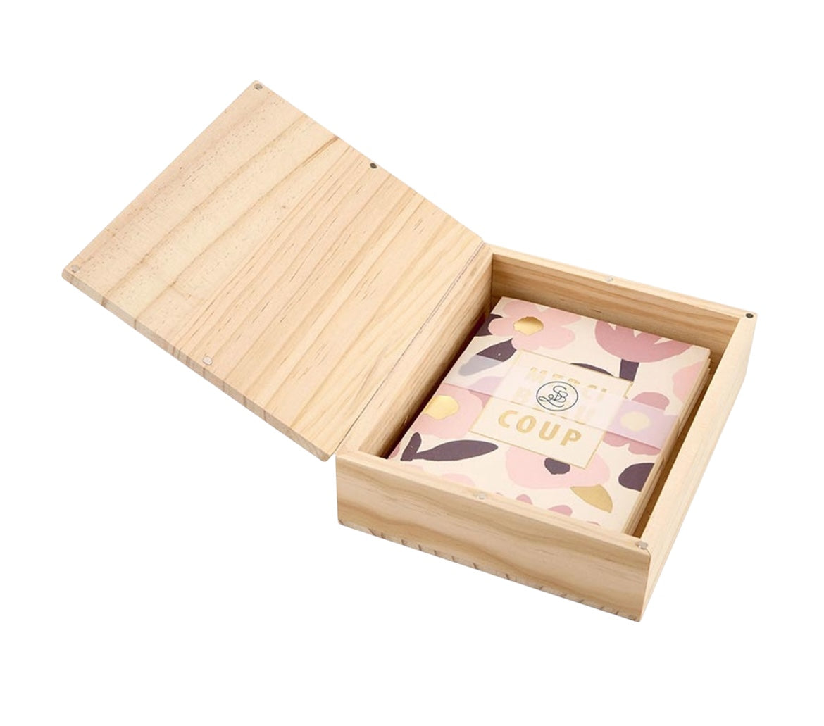 Thank You Cards Wood Box Set