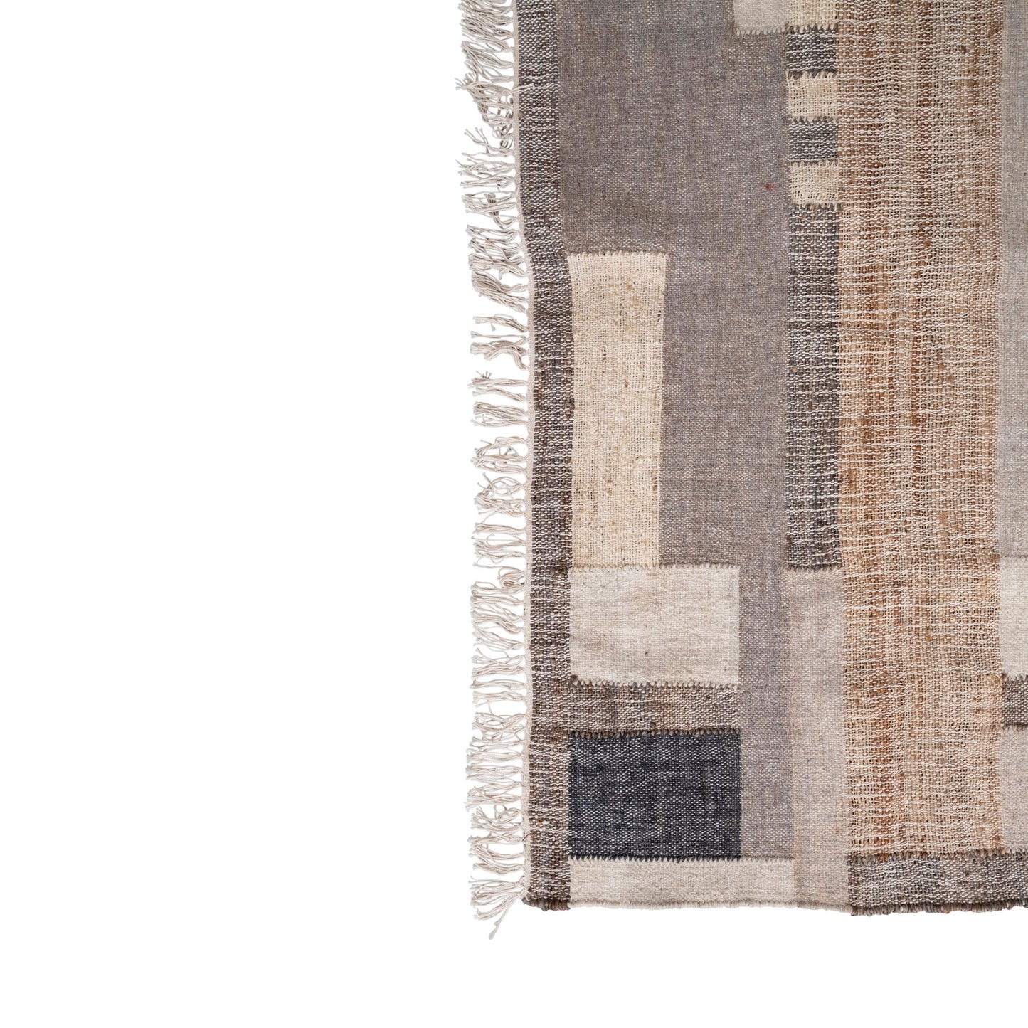 5' x 8' Woven Wool/Jute/Cotton Rug