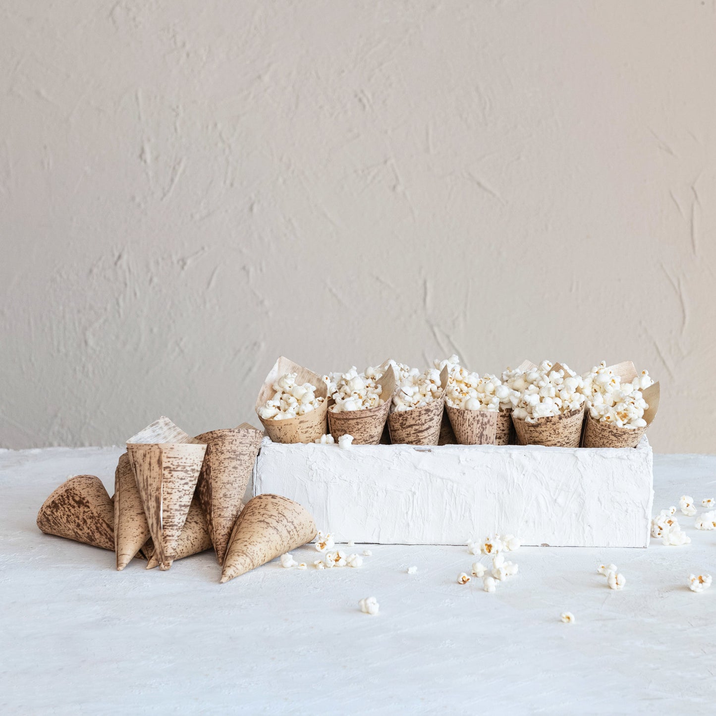 S/25 6-3/4"H Bamboo Snack