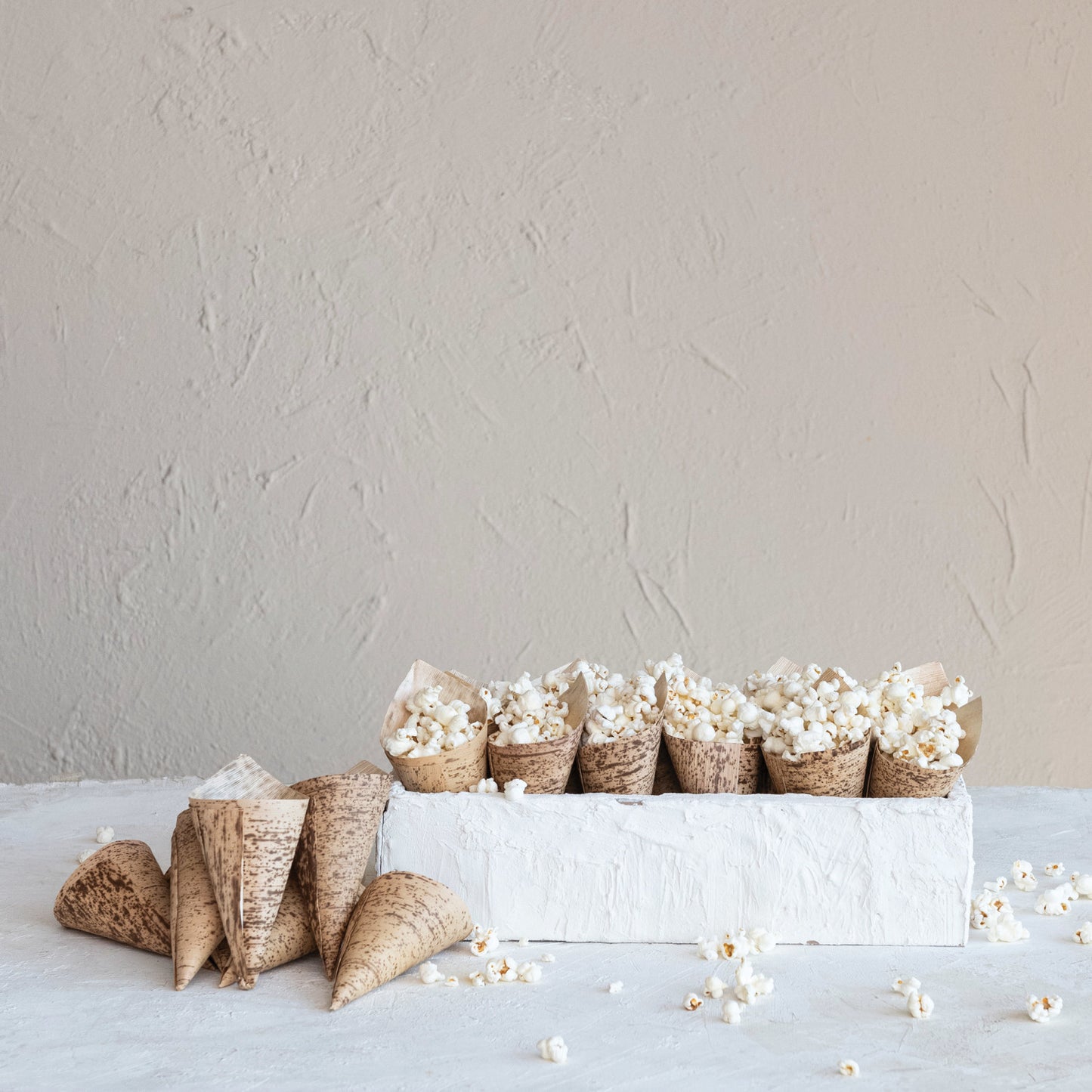 S/25 6-3/4"H Bamboo Snack