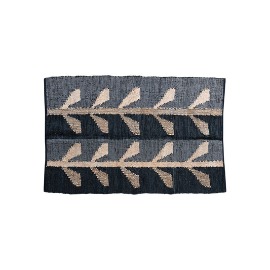 72"Lx48"W Cotton Chindi & Rug