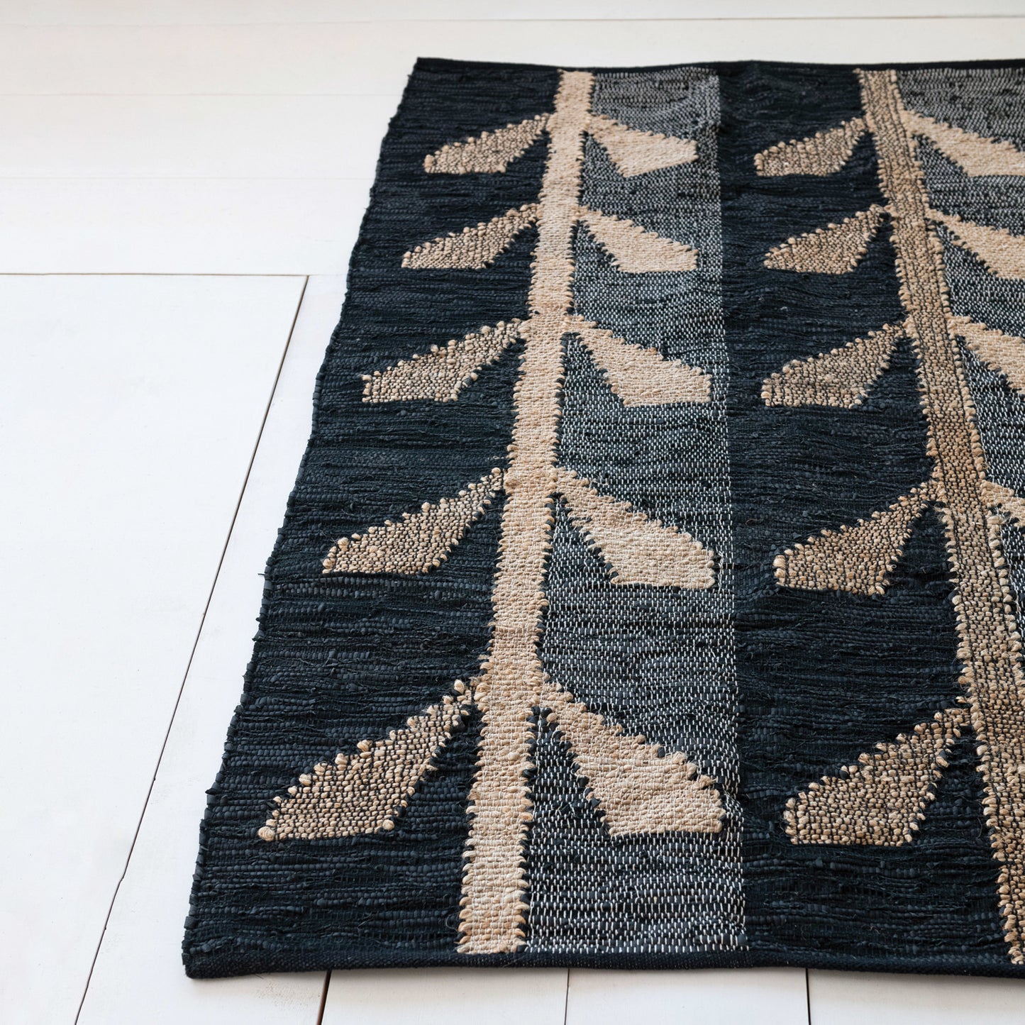 72"Lx48"W Cotton Chindi & Rug