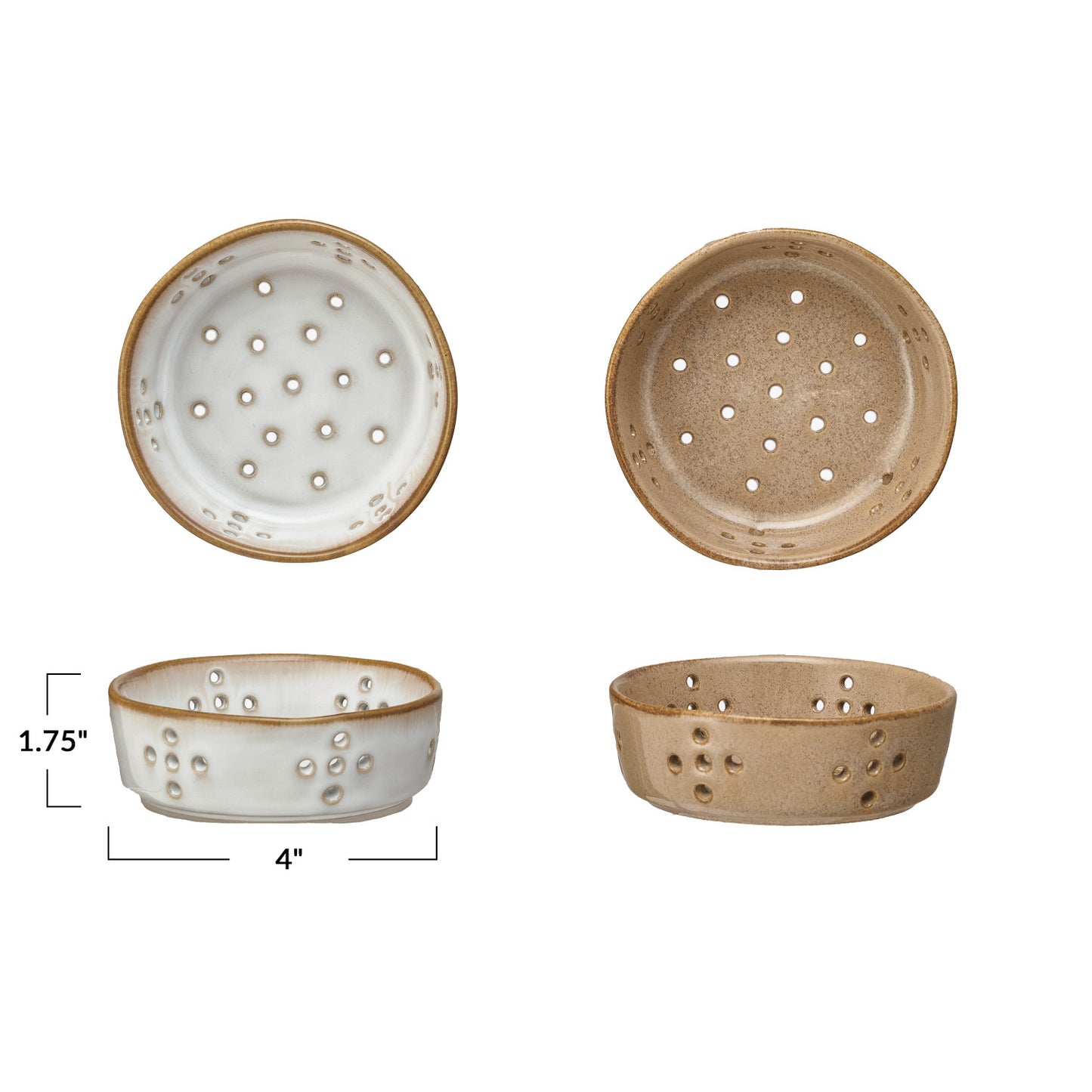 4" Stoneware Berry Bowl