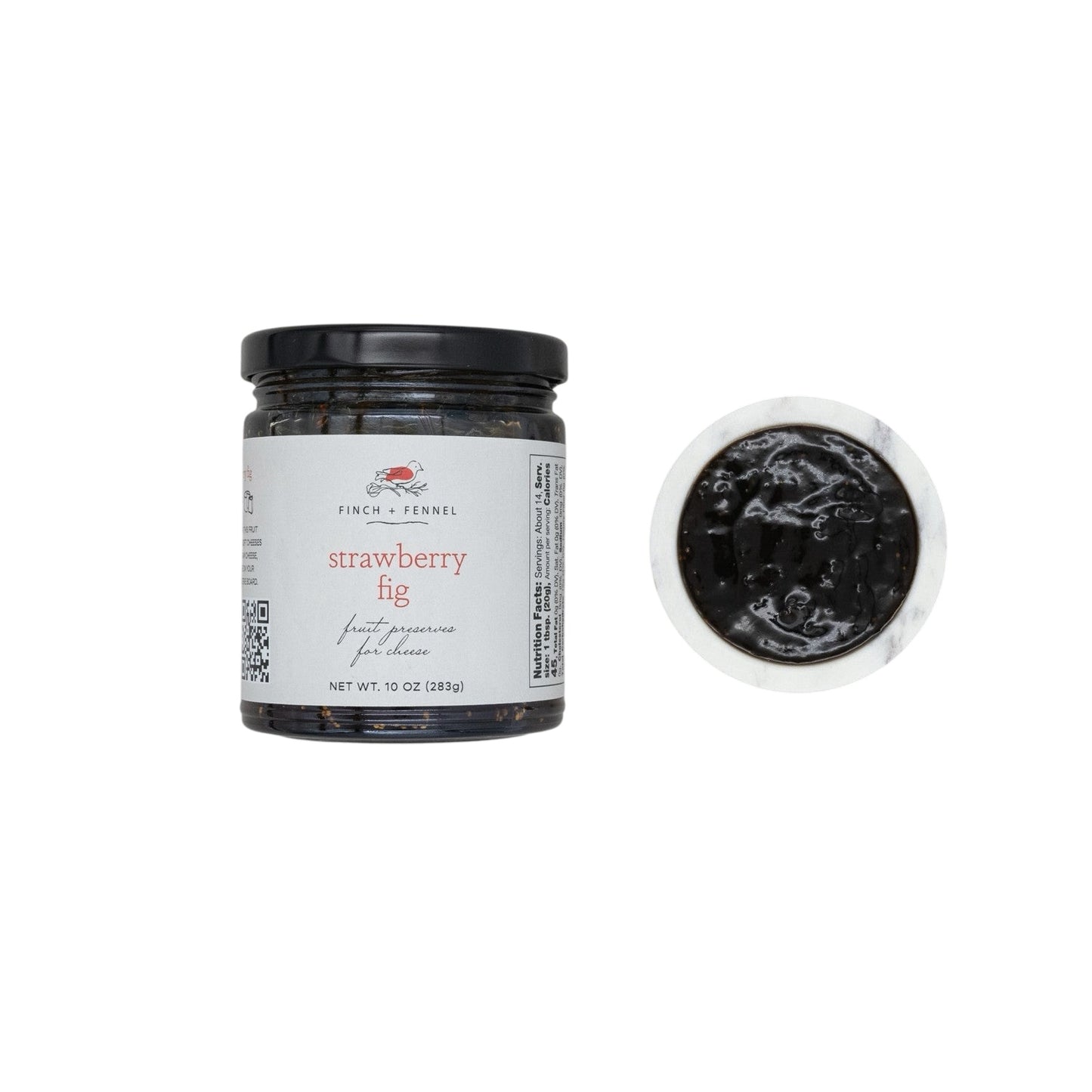 10 oz. Strawberry Fig Fruit Preserves for Cheese