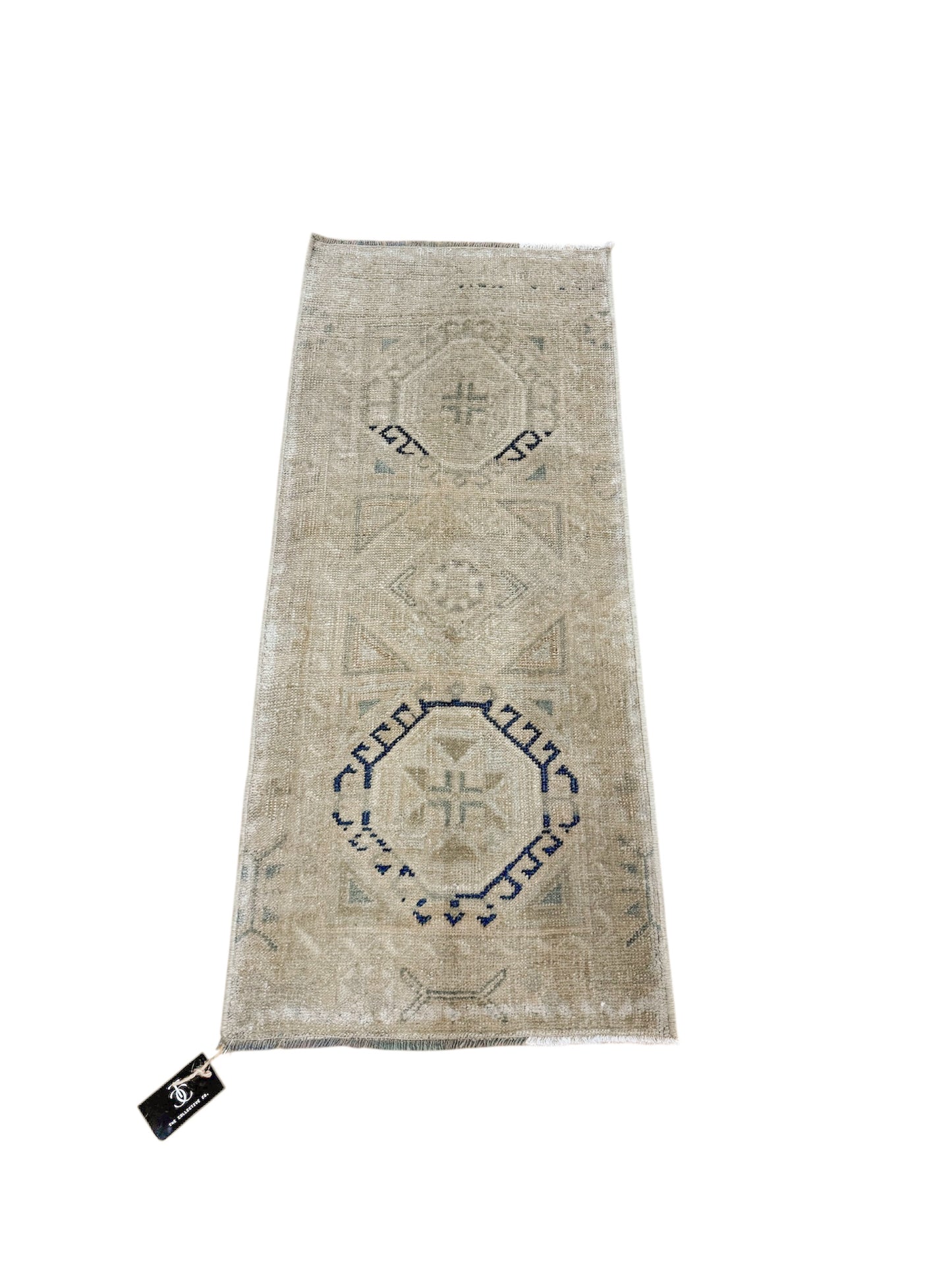 New Mini Vintage Turkish Rug 1