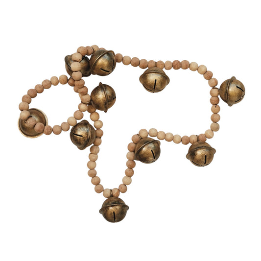 3" Round x 33"H Wood Bead &