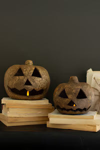 Paper Mache Jack-O-Lantern