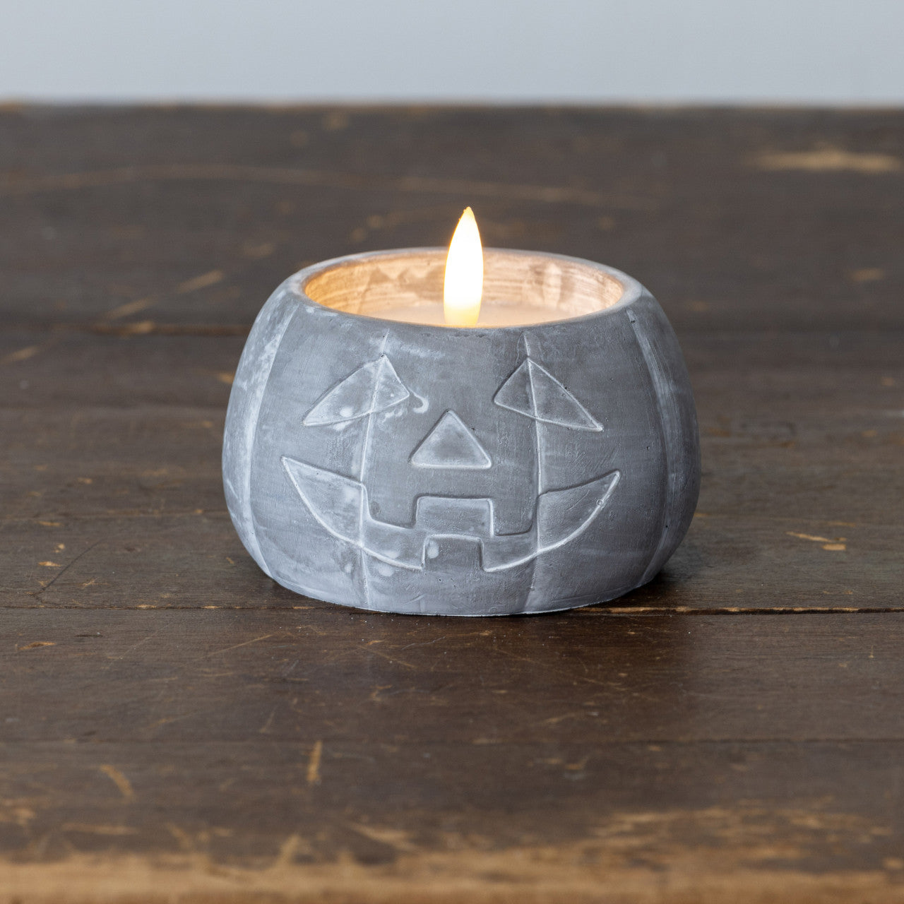 3" JACK-O-LANTERN 3D FLAME CANDLE