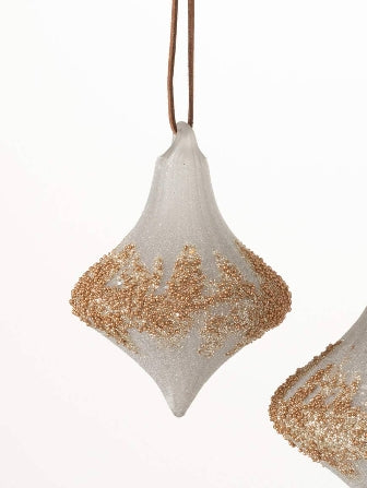 ANTIQUE DROP ORNAMENT SET OF 2